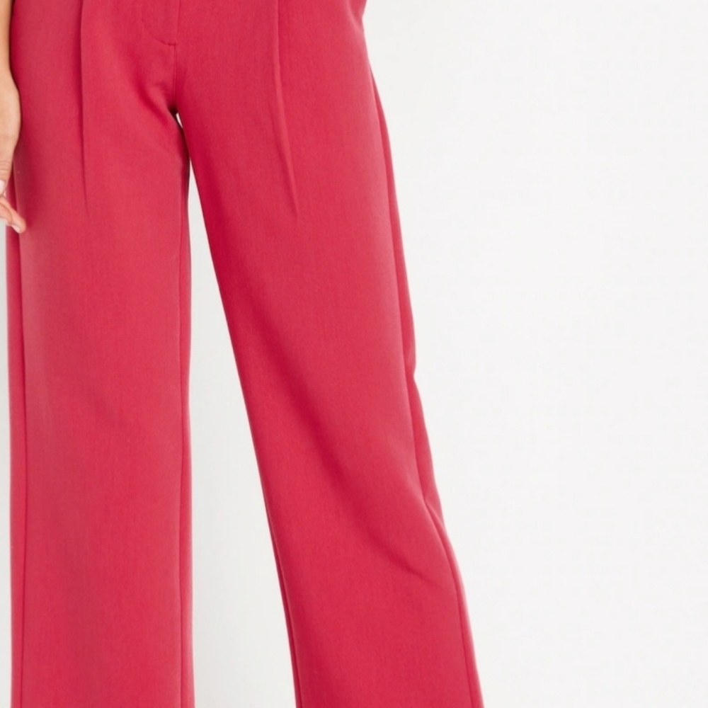 Extra High-Waisted Taylor Wide-Leg Trouser Suit pants